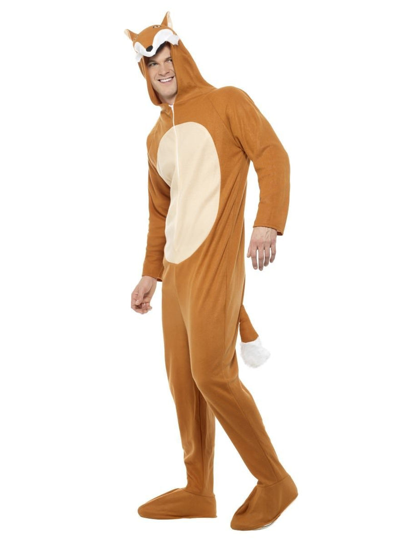 Fox Costume Adult All In One Orange_4