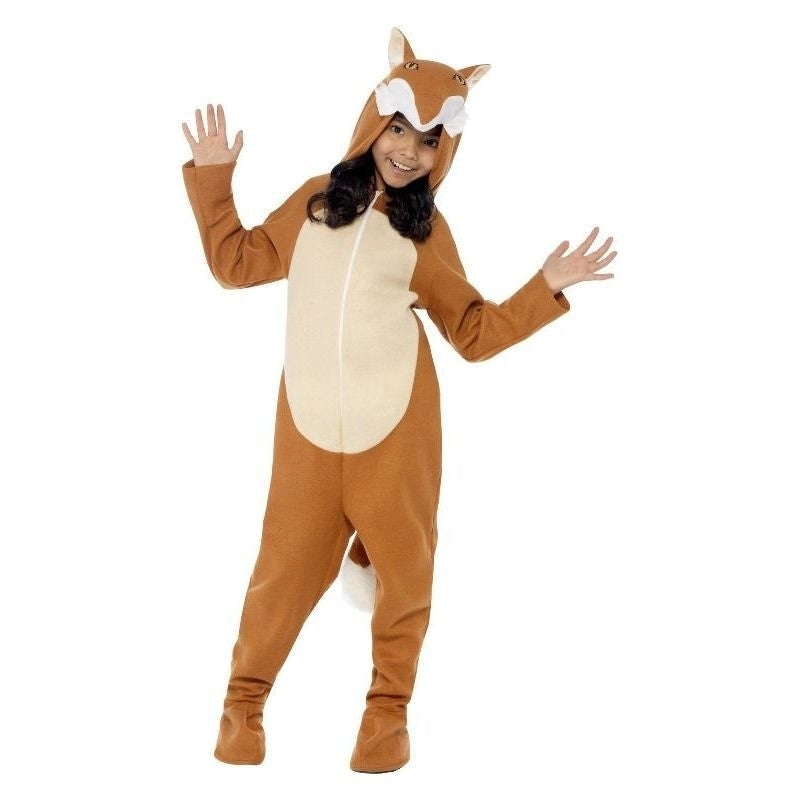 Fox Costume Kids Orange Jumpsuit_2