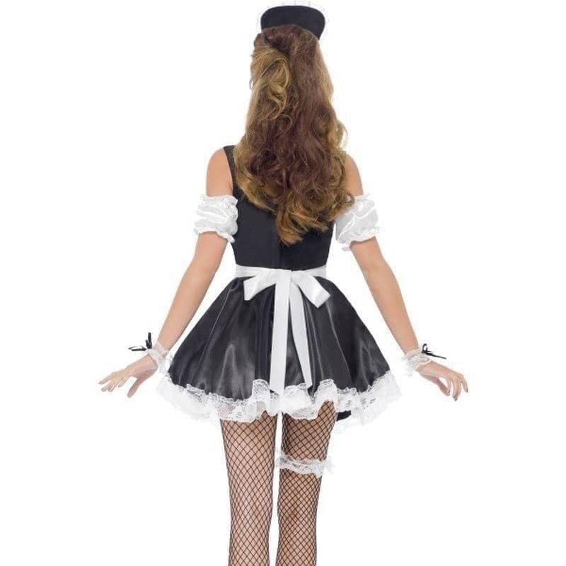 French Maid Set Adult Black White_3