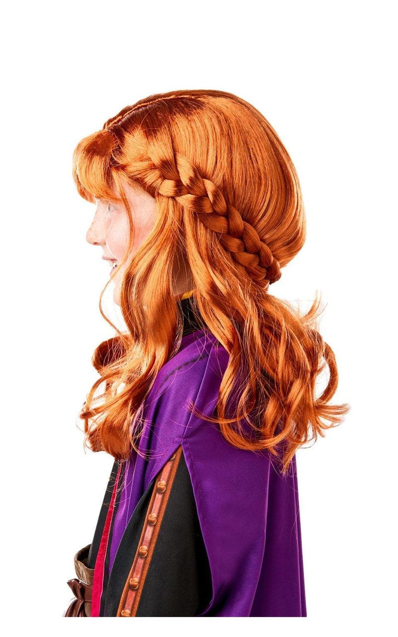 Size Chart Frozen 2 Child Anna Wig