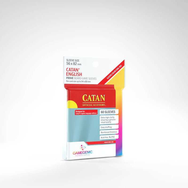 PRIME CATAN-Sized Sleeves: 56 x 82 mm (50)