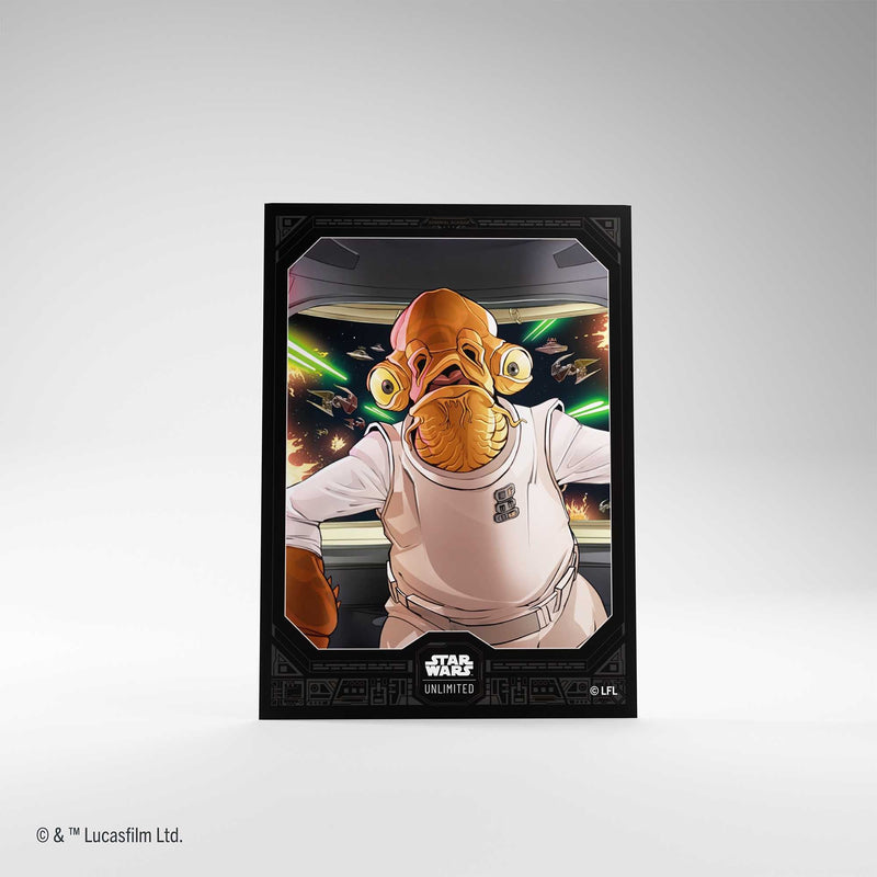 Gamegenic Star Wars: Unlimited Art Sleeves - Admiral Ackbar