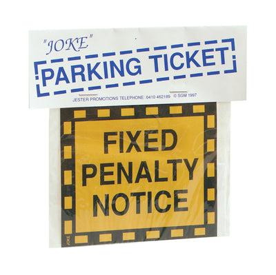 Joke Parking Ticket General Jokes Unisex_1 GJ187