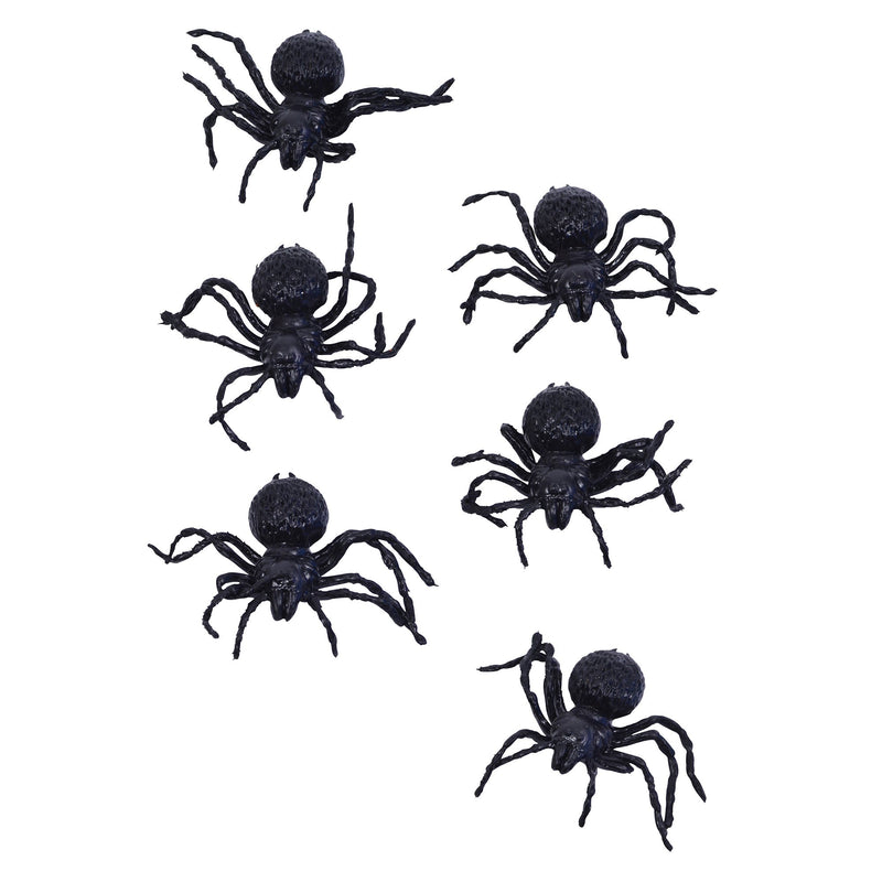 Spiders Small 6pcs General Jokes Unisex_3 