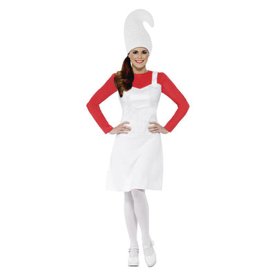 Garden Gnome Costume Female White and Red_1