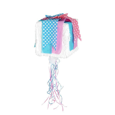 Gender Reveal ? Pull Piñata All Blue Pink_1