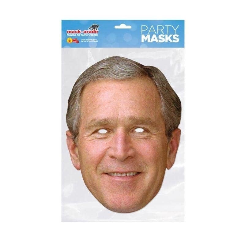 George Bush Celebrity Face Mask – Mad Distribution Costumes Australia