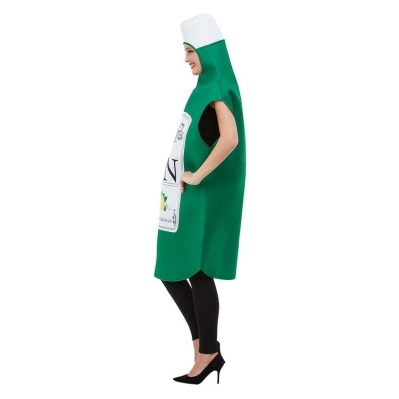 Gin Bottle Costume Adult Green One Size Tabard_3