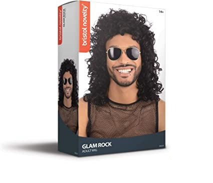 Size Chart Glam Rock Black Wig Unisex