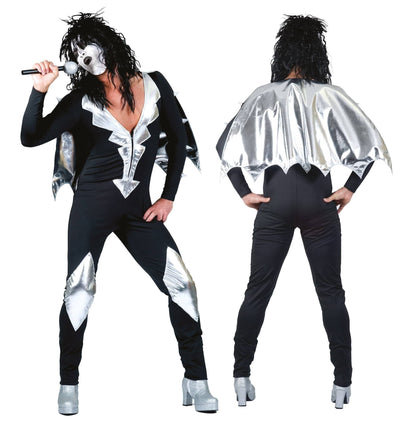 Glam Rock Jumpsuit Male KISS Costume_1