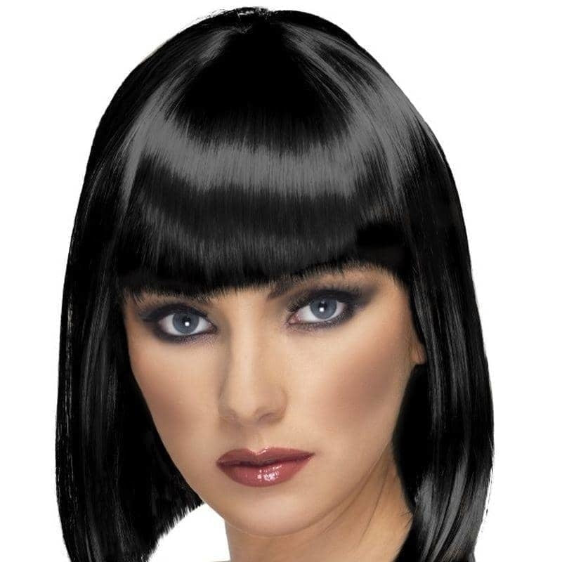 Glam Wig Adult Black_1