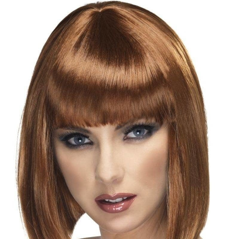 Glam Wig Adult Brown_1