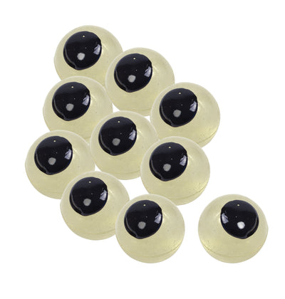 Glow In The Dark Soft Eyeballs 10pcs General Jokes Unisex_1