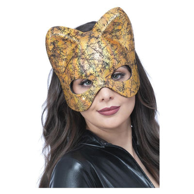 Gold Cat Eyemask Adult_1