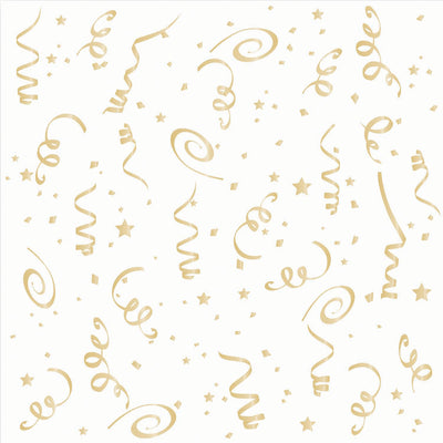 Gold Confetti Napkins Large 16 Pack 22cm_1