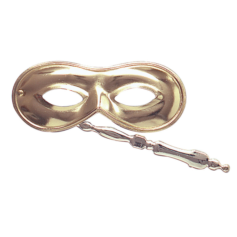 Gold Domino Eye Mask On Stick_1