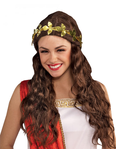 Gold Leaf Headband Metal Costume Accessories_1