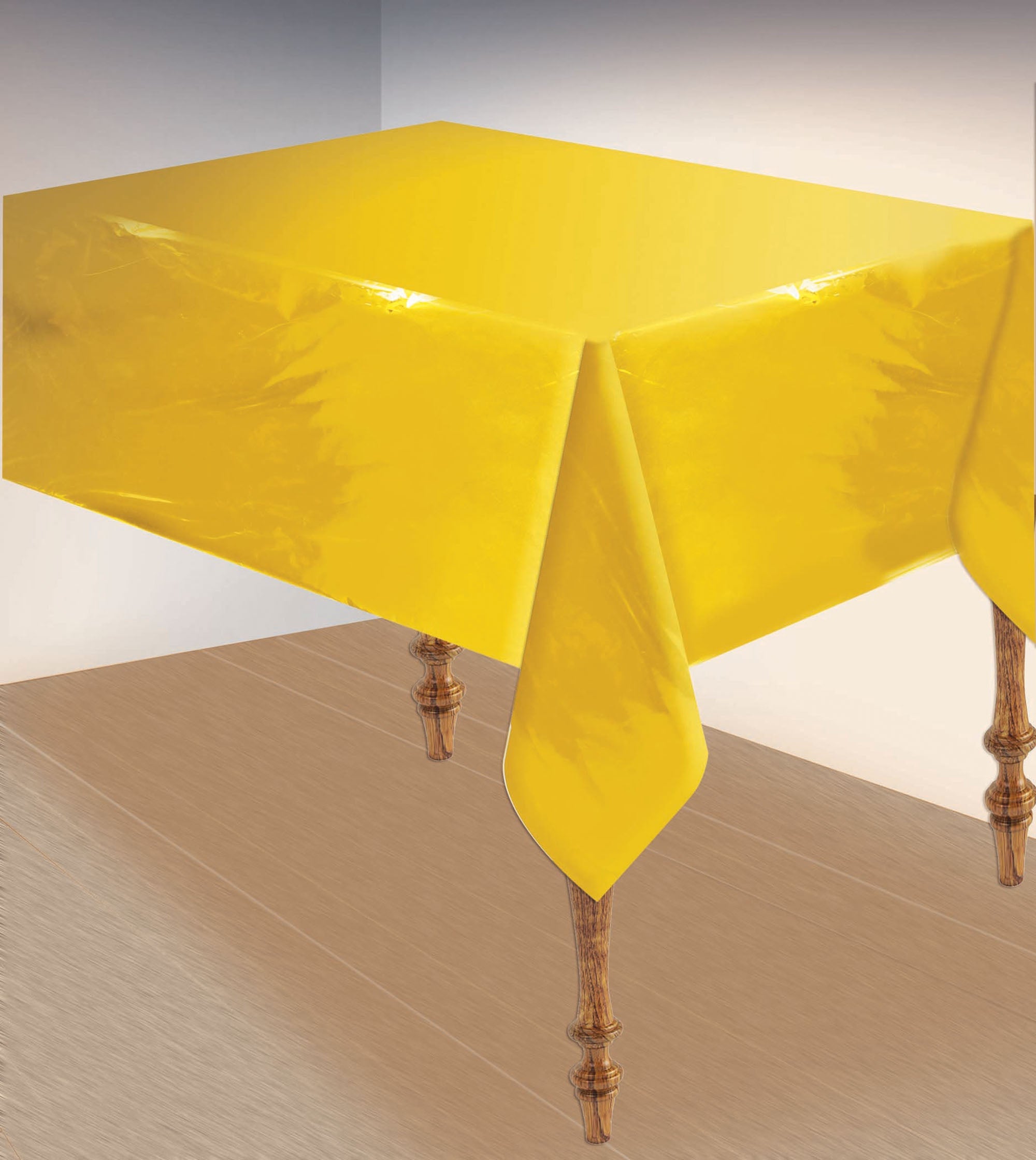 Gold Metallic Table Cover 135cm X 270cm – Mad Distribution Costumes ...