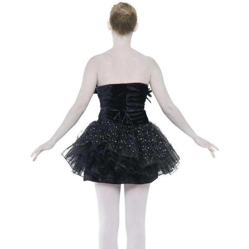 Gothic Swan Masquerade Costume Adult Black_2