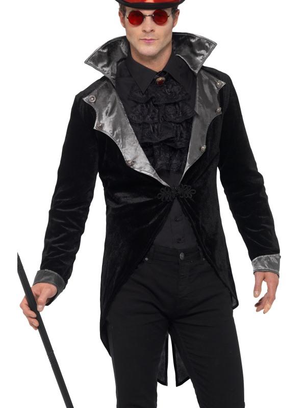 Gothic Vampire Jacket Adult Black_1