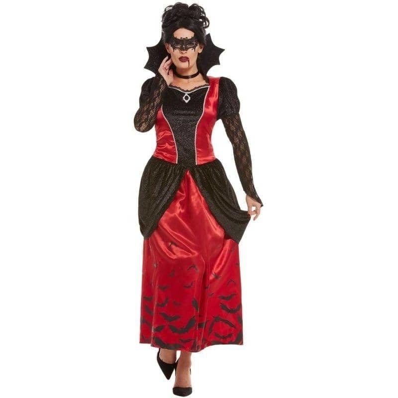 Gothic Vampiress Costume Adult Black_1