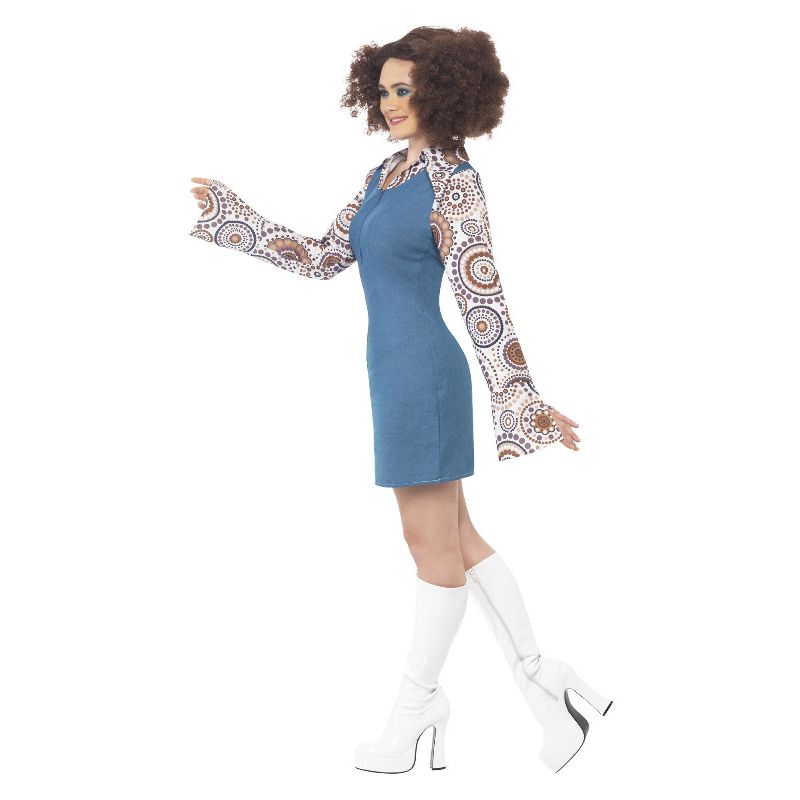 Groovy Dancer Costume Blue Adult_3