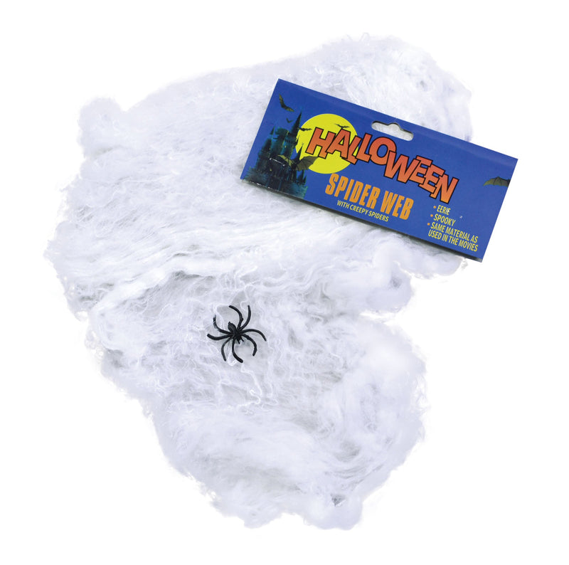 Spider Web Wool Plastic Halloween Fancy Dress Unisex Dozen_1 HI028