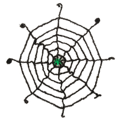 Spider Web Black With Glow Halloween Items Unisex_1 HI306