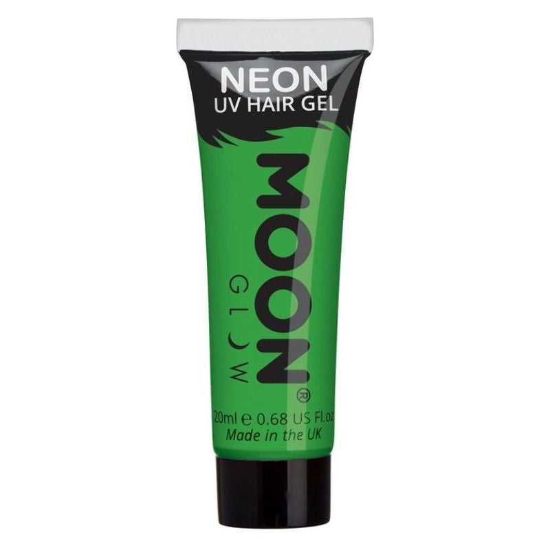 Hair Gel Moon Glow Intense Neon UV Adult Single, 20ml Costume Make Up_2