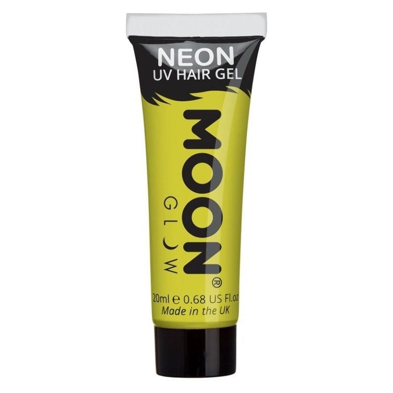 Size Chart Hair Gel Moon Glow Intense Neon UV Adult Single, 20ml Costume Make Up