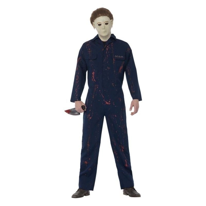 Halloween H20 Michael Myers Costume Adult Blue_3