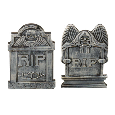 Halloween Tombstones Small 2 Asstd Items Unisex_1