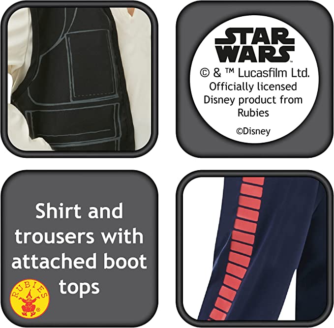 Han Solo Deluxe Costume Kids Star Wars Smuggler_4