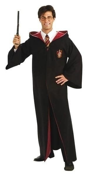 Harry Potter Mens Deluxe Hogwarts Gryffindor Wizard Robe_2