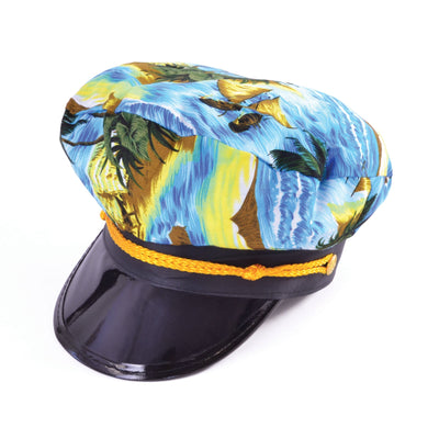 Hawaiian Captain Hat Peaked Sailor Cap_1