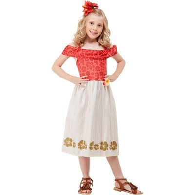 Hawaiian Princess Costume Child Red_1