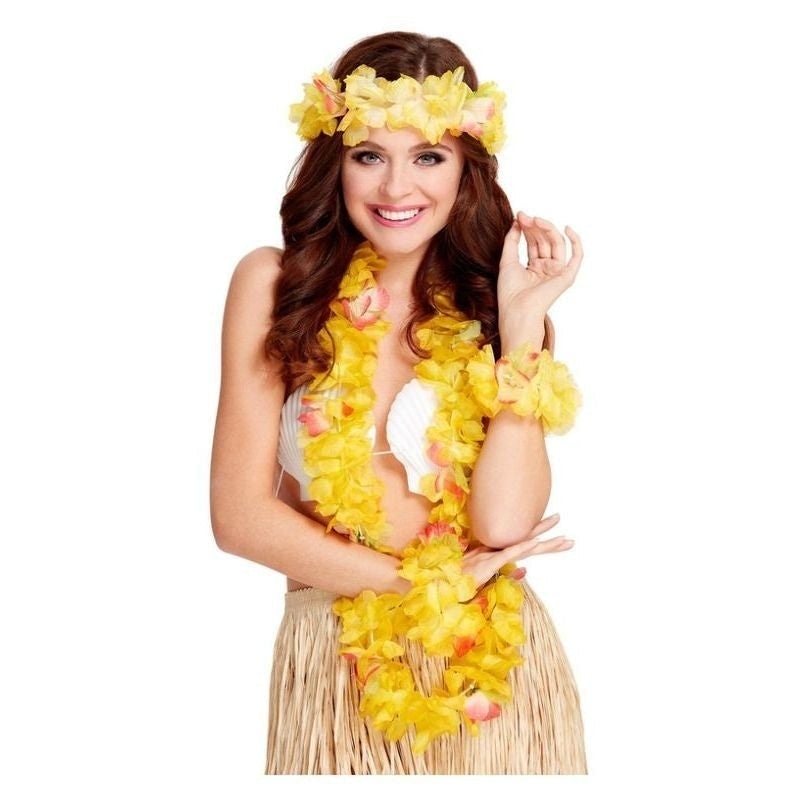 Size Chart Hawaiian Set Adult Yellow