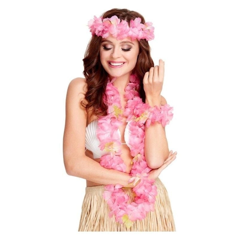 Size Chart Hawaiian Set Pink Adult