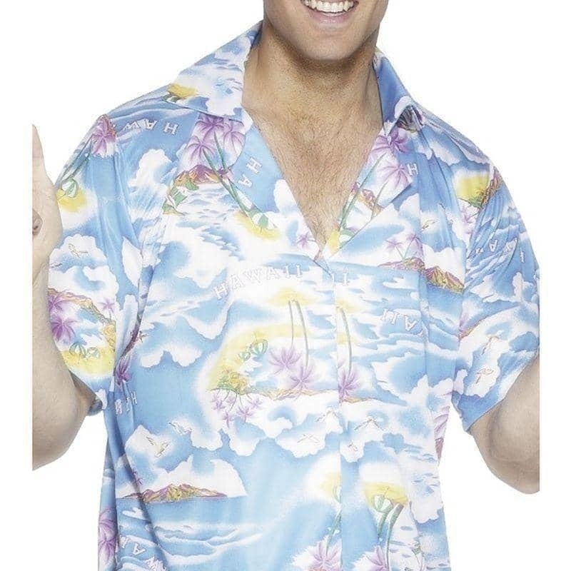 Hawaiian Shirt Adult Blue_1