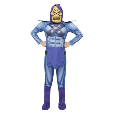 He Man Kids Skeletor Costume Jumpsuit EVA Chest_1