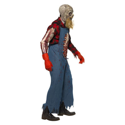 Hillbilly Zombie Costume Blue Adult_1