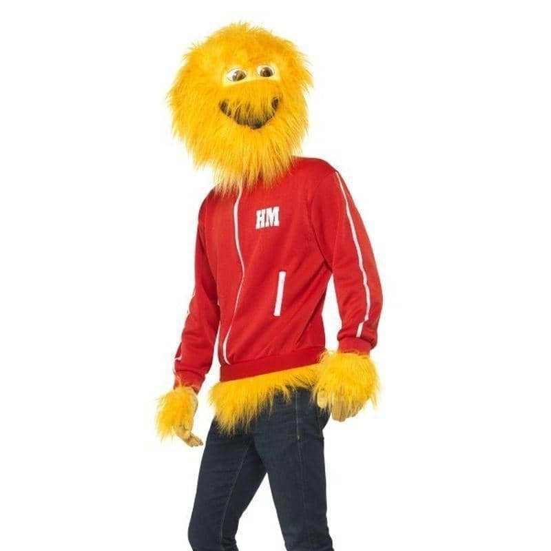 Honey Monster Costume Adult Yellow with Red_3