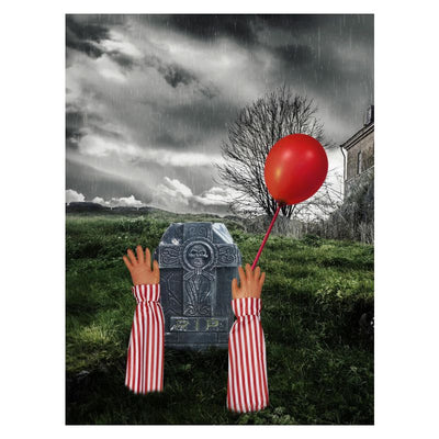 Horror Clown Lawn Prop_1