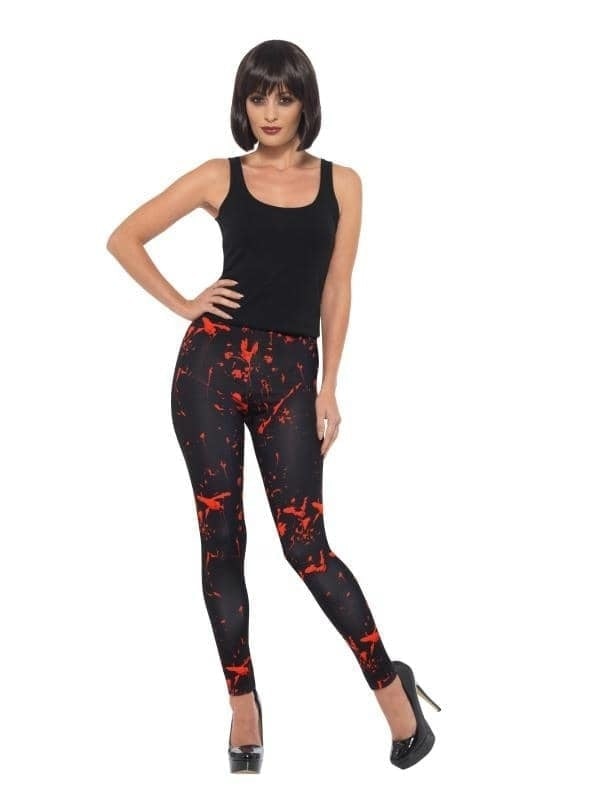 Horror Leggings Adult Black_1