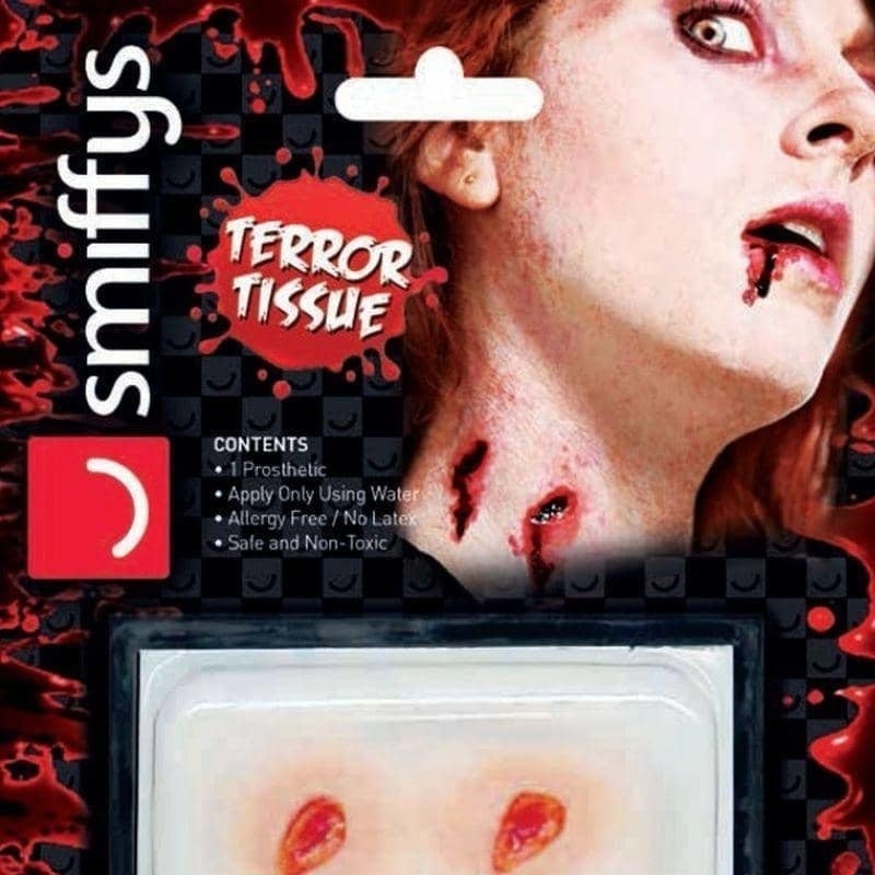 Horror Wound Transfer Vampire Bite Adult Red_1