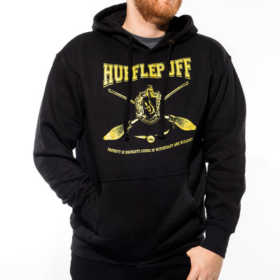 Harry Potter Collegiate Hufflepuff Hooded Sweatshirt Adult 1