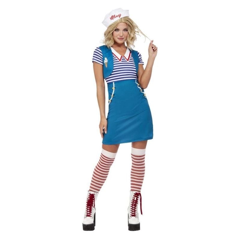 Ice Cream Sailor Costume Blue Ladies_1