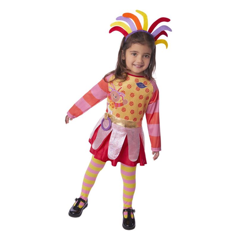 In The Night Garden Upsy Daisy Costume Child Orange Pink Red White_1