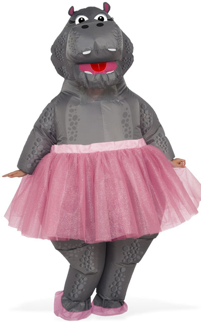 Inflatable Hippo Costume Ballerina_1