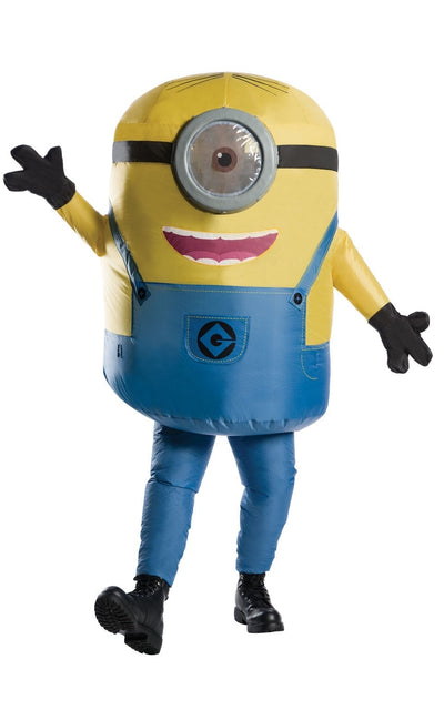 Inflatable Minion Stuart Costume Adult Yellow Suit_1